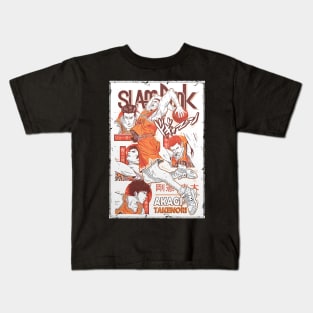 Akagi takenori slam dunk Kids T-Shirt